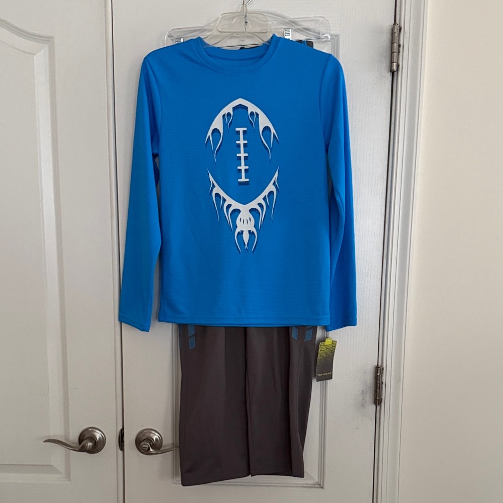 Tek Gear Blue and Gray Kids Matching Set